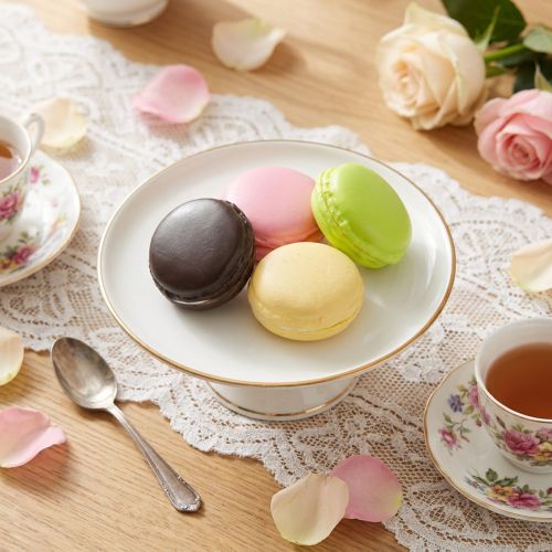 Deko-Makronen aus Kunststoff, künstlich, 5 cm, bunt, 8 Stück, für Tischdekoration | Floristik24.at