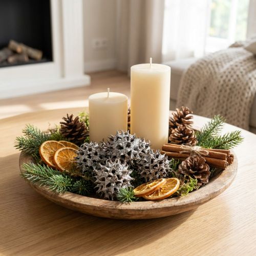 Amberbaum Zapfen Natur weiß gewaschen 250g | Floristik24.at