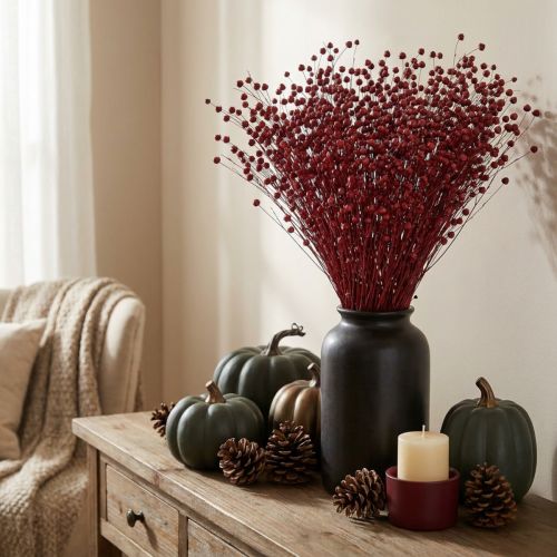Flachs Bordeaux Rot