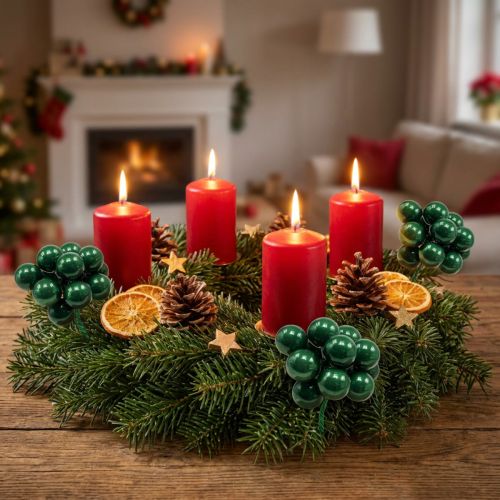 Mini-Weihnachtskugeln Ø25mm Glas Grün mit Draht, 140 Stück | Floristik24.at