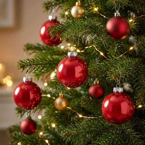 Weihnachtskugeln Glas Rot Ø6cm 24 Stück Christbaumschmuck | Floristik24.at