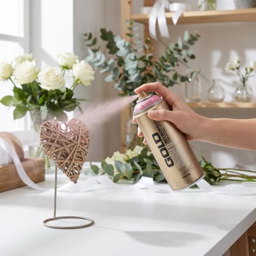 Lackspray Acryl Sprühlack Powder Pink Montana Gold 400ml | Floristik24.at