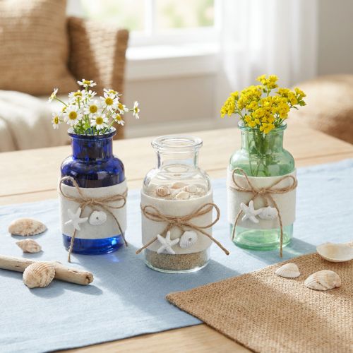 Maritime Glasvasen mit