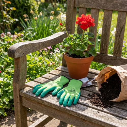 Kixx Gartenhandschuhe Nylon Größe 10 Grün rutschfeste Beschichtung | Floristik24.at