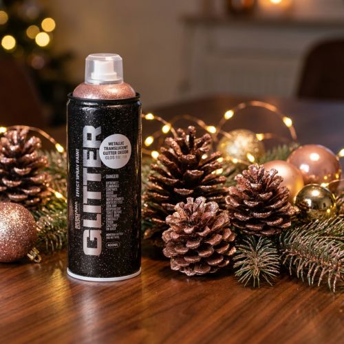 Glitzerspray Rotgold Metallic