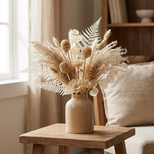 Artikel Gebleichte Holzblumen Platyspermum 25 Stück, Naturfarben, ca. 20–30cm