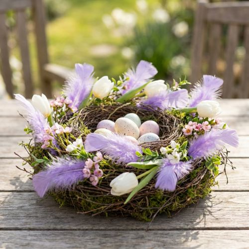 Artikel Vogelfedern 30g Hellviolett 5-12cm Naturdeko Bastelmaterial