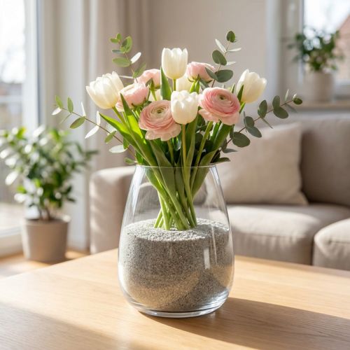 Artikel Farbsand 0,1–0,5 mm Grau 2kg für Dekoration und Bastelarbeiten