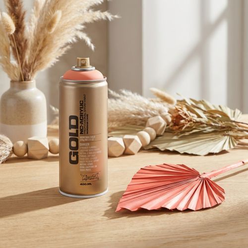 Lackspray Acryl Montana Gold 400ml Lachs für Dekorationen | Floristik24.at
