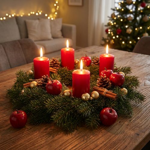 Deko-Apfel Kunststoff rot glänzend 4,5 cm 12 Stück | Floristik24.at