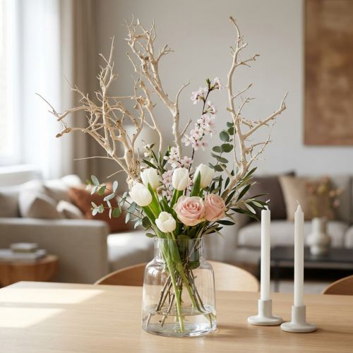 Trockenholz White Bush gebleicht 12-38 cm 5 Stück | Floristik24.at