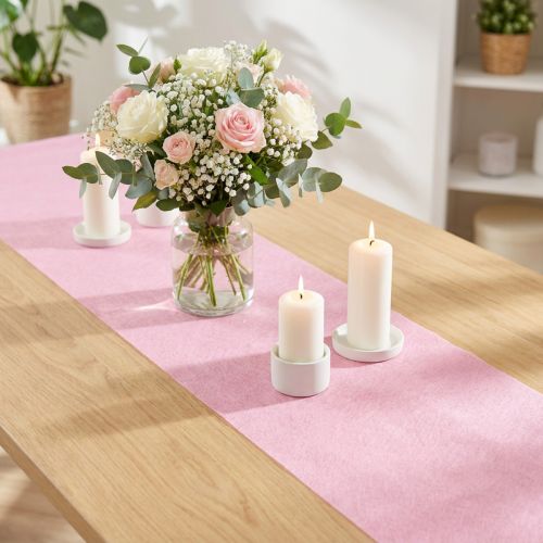 Tischläufer aus Vlies Pink 23 cm x 25 m | Floristik24.at