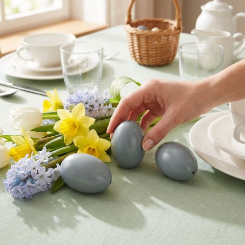 Artikel Gänseeier Ausgeblasen Grau 8–9cm Ø5,5–6cm 10 Stück Osterdekoration