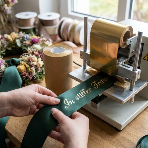 Artikel Prägefolie Gold 120mm x 50m für Prägemaschinen