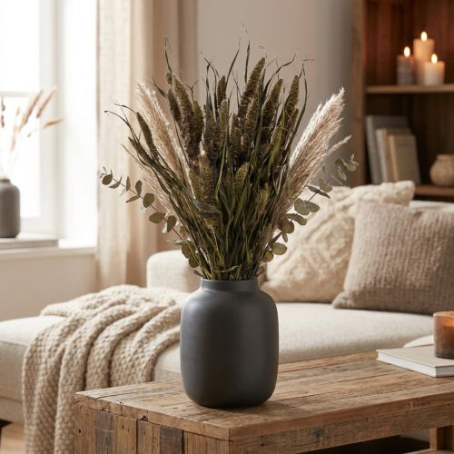 Trockenblumen Setaria Anthrazit Natur Borstenhirse Bund 100g | Floristik24.at