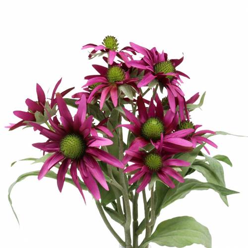 Floristik24 Echinacea Blüte künstlich Erika 45cm 3St