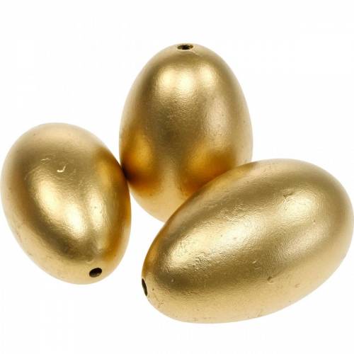 Artikel Gänseeier Golden Ausgeblasene Eier Osterdeko 12St