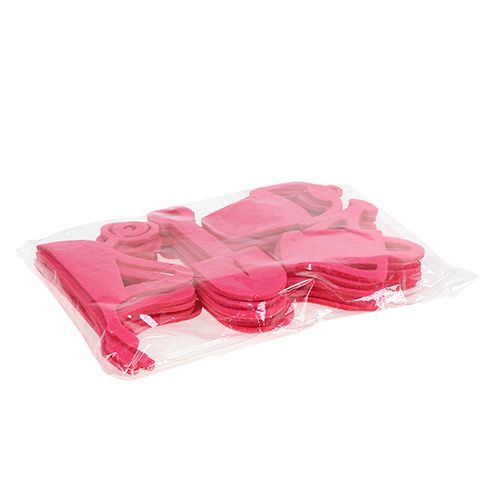 Artikel Gartengeräte Filz Pink 24 St