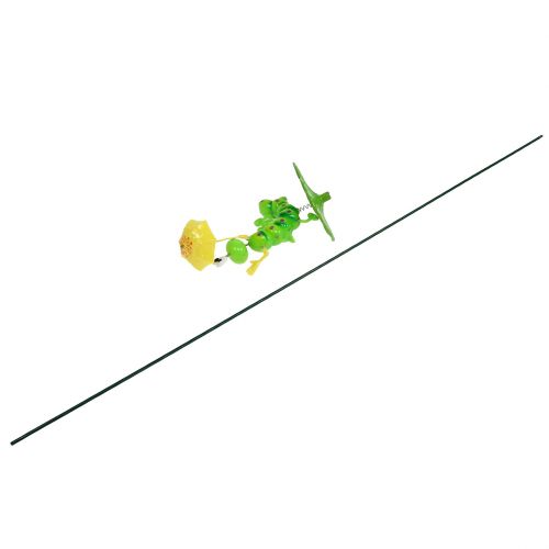 Floristik24 Gartenstecker Raupe mit Schirm am Stab 74cm