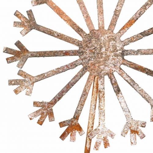 Floristik24 Gartenstecker Pusteblume Edelrost Metall Ø18 H88cm