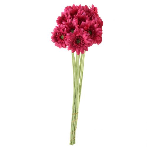 Floristik24 Gerbera Pink 48cm 12St