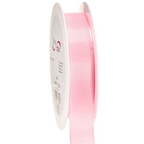Floristik24 Geschenk- und Dekorationsband 25mm x 50m Hellrosa