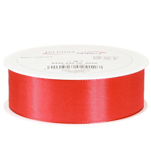 Artikel Geschenkband und Dekoband Polyesterband Rot 40mm 50m