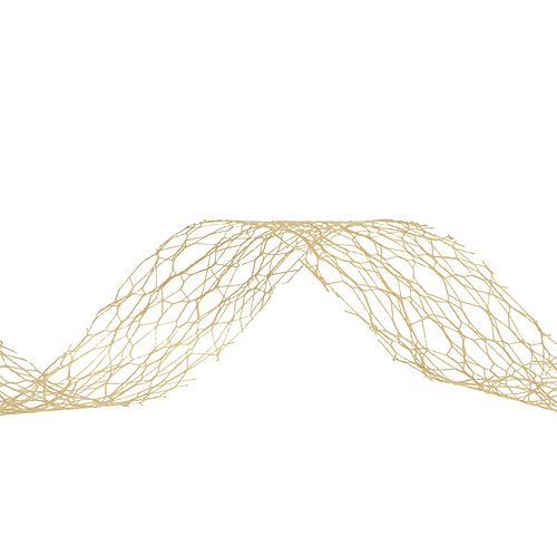 Floristik24 Geschenkband in Karamell 3cm 10m