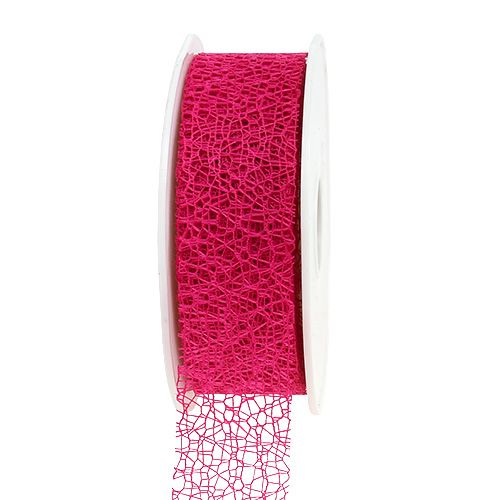 Floristik24 Geschenkband in Pink 3cm, 10m
