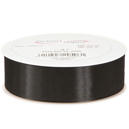 Artikel Geschenkband Schwarz Trauerflor Dekoband 40mm 50m