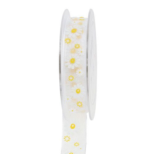 Geschenkband Weiß 20mm 20m | Floristik24.at