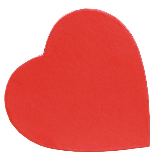 Artikel Geschenkbox Herz Papier Deko Rot 14×14,5cm H9cm 3St