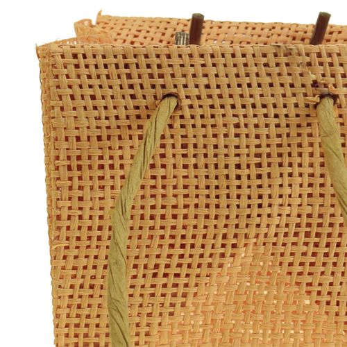 Artikel Geschenktüten gewebt mit Henkeln Vanille Orange Rosa 10,5cm 12 St