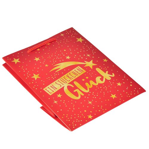 Artikel Geschenktüte Weihnachten „Ein Stückchen Glück“ 23cm 2St