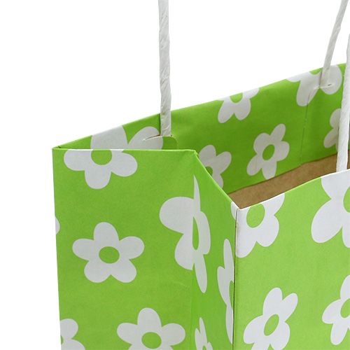 Floristik24 Geschenktüten Grün 20cm x 11cm x 25cm 8St