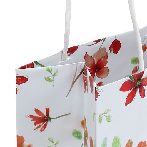 Artikel Geschenktüten mit Blüten 25cm x 20cm x 11cm 6 St