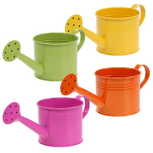 Floristik24 Gießkanne Mix Ø11cm H9,5cm 8 St