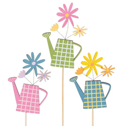 Gießkannenstecker für frühlingshafte Dekoration im Garten oder Blumentöpfen 12St