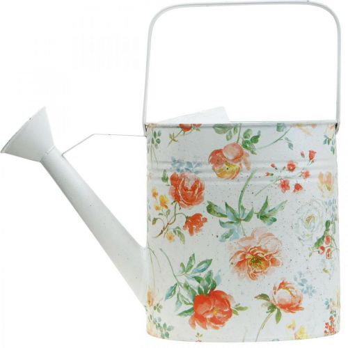 Artikel Deko Gießkanne Metall Vintage Rosen Sommerdeko Garten H31,5cm