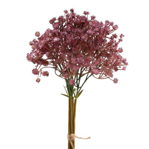 Floristik24 Gipskraut Gypsophila Schleierkraut künstlich Lila 35cm 5 St