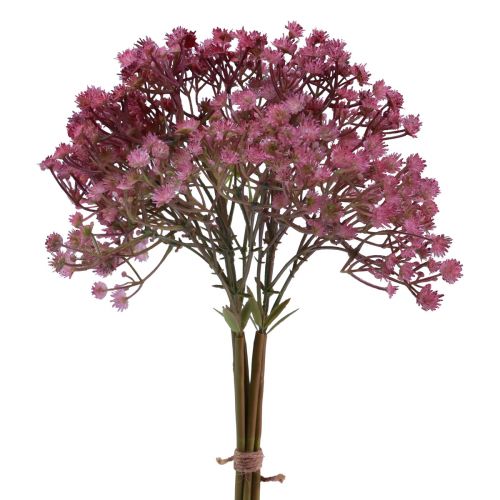Floristik24 Gipskraut Gypsophila Schleierkraut künstlich Pink 35cm 5 St