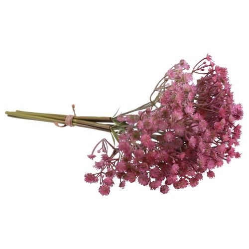 Floristik24 Gipskraut Gypsophila Schleierkraut künstlich Pink 35cm 5 St
