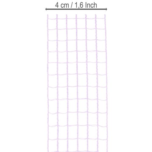 Gitterband lila 4,5 cm x 10 m Dekoband aus Kunststoff für Bastelarbeiten | Floristik24.at