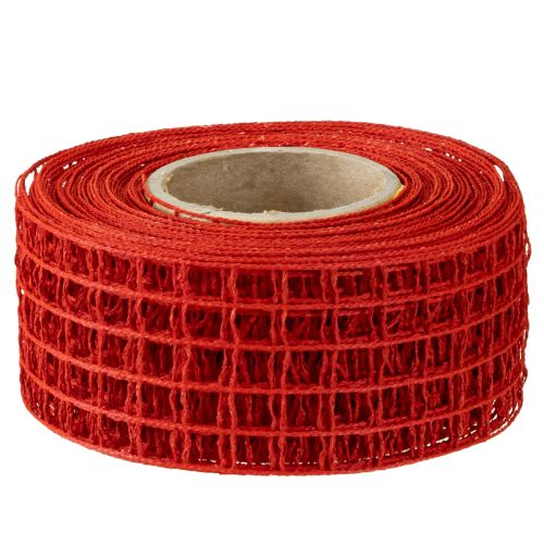 Artikel Gitterband 4,5cm x 10m Rot