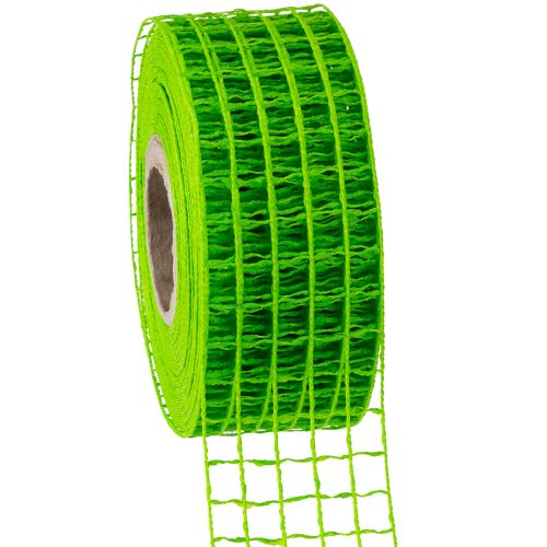 Floristik24 Gitterband 4,5cmx10m grün