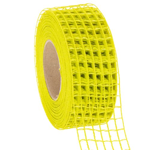 Netzband Gelb Polypropylen 4,5 cm x 10 m für Dekoration bestellen | Floristik24.at