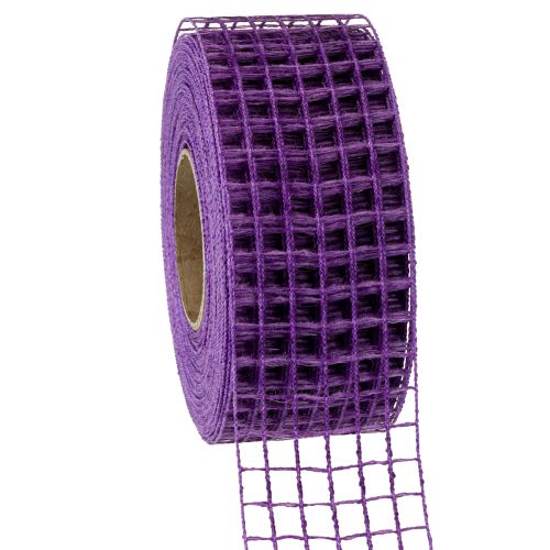 Floristik24 Gitterband 4,5cmx10m lila