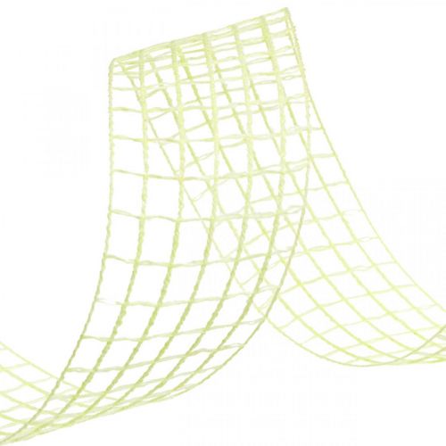 Gitterband Dekoband Bastelband Gelb Limone 4,5cm x 10m