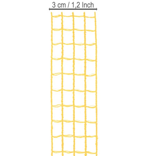 Gitterband Dekoband aus Kunststoff 7 Rollen 3cm x 10m Bunt sortiert | Floristik24.at