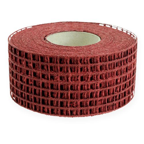 Gitterband 4,5cm x 10m Bordeaux